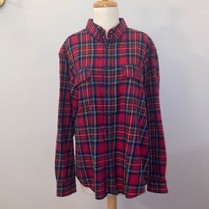 Multicolored flannel